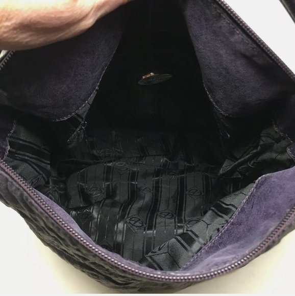 Francesco Biasia Ellen Purple Slouchy Hobo - Picture 2 of 6